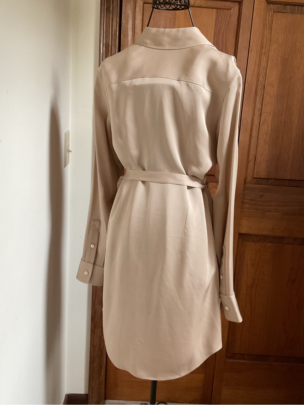 Theory silk shirt dress, Petite - Picture 6 of 10